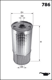 [L528] FI HUILE MERCEDES 250D/ LI314