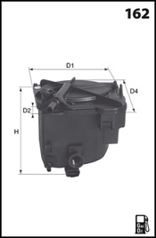 [F110] FIL Gasoil Berl/C3/206/207 HDI