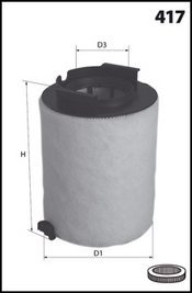 [R464] FILTRE A AIR VOLKSWAGEN
