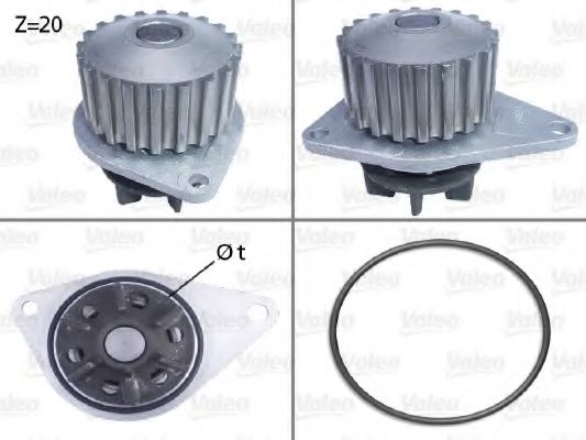 [VALE 506035] POMPE A EAU 106/AX/205