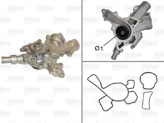 [VALE 506601] POMPE A EAU ASTRA/CORSA 1.2L
