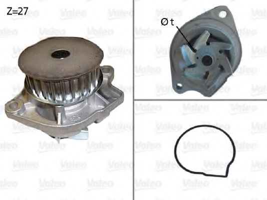 [VALE 506576] POMPE A EAU GOLFV 1.4 PA674