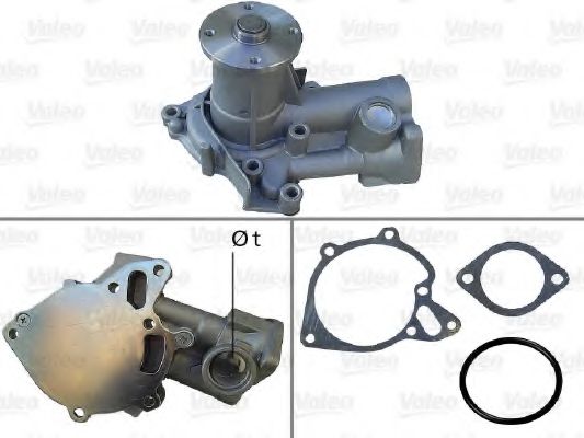 [VALE 506778] POMPE A EAU L200/HYNDAI H1