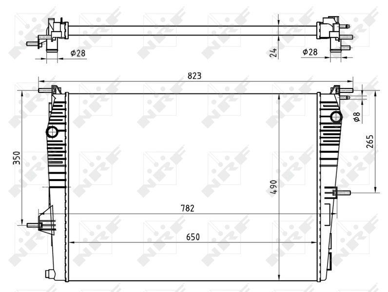 [NRF 53965] RAD MEGANE III 09--> 735184