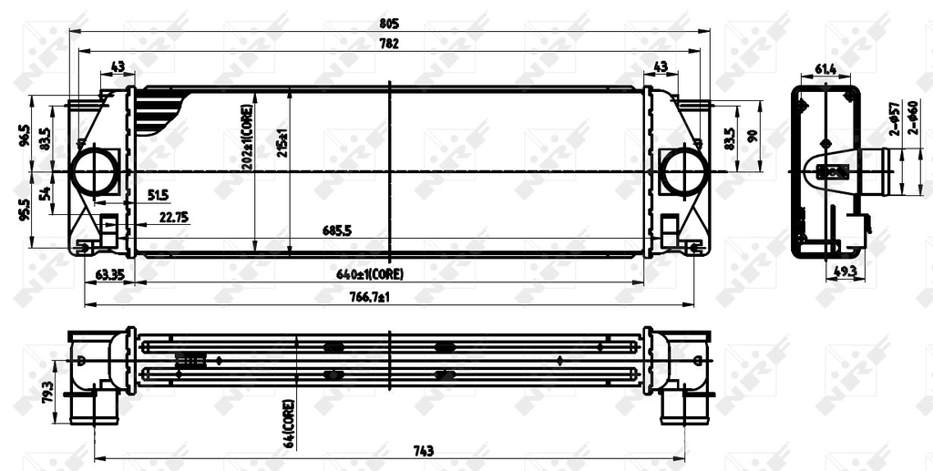 [NRF 30310] RAD TURB CRAFTER 2.5TDI  2E0145804