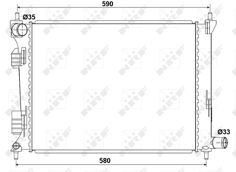 [NRF 53166] RAD. RIO III 1.25 CVVT 701620