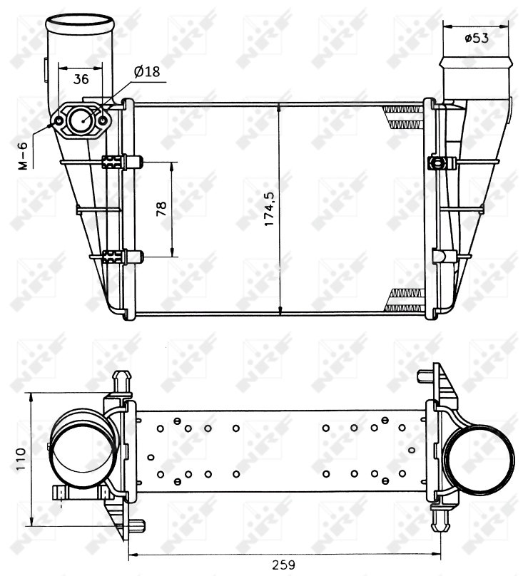 [NRF 30127A] RAD.TURBO PASSAT B5 817625