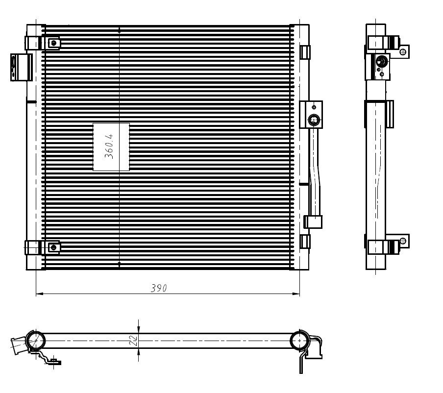 [NRF 50447] RADIATEUR  C2 C3 III DS3 DS4 1.2VT