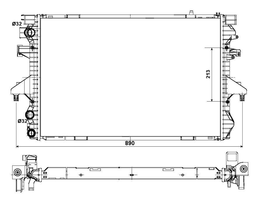 [NRF 53796] RADIATEUR  TRANSP T5
