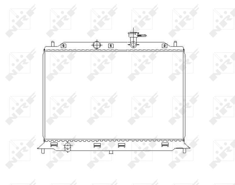 [NRF 53491] RADIATEUR *RIO II*1.4E 2005->*2531