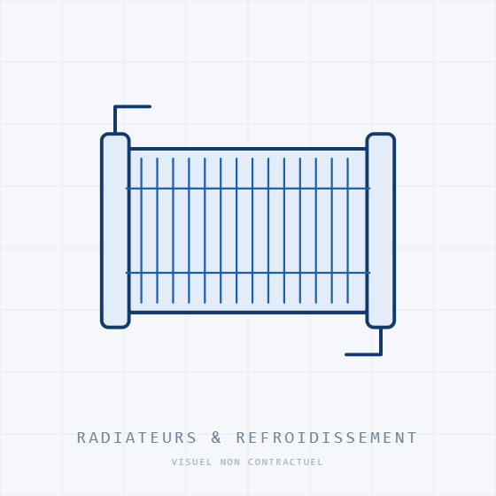 [NRF 58304] ' RADIATEUR  C4/307/PARTNER 1.4ESS
